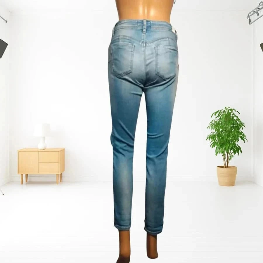 Kaporal skinny fit destroyed jeans - low waist - stretch – photo 3